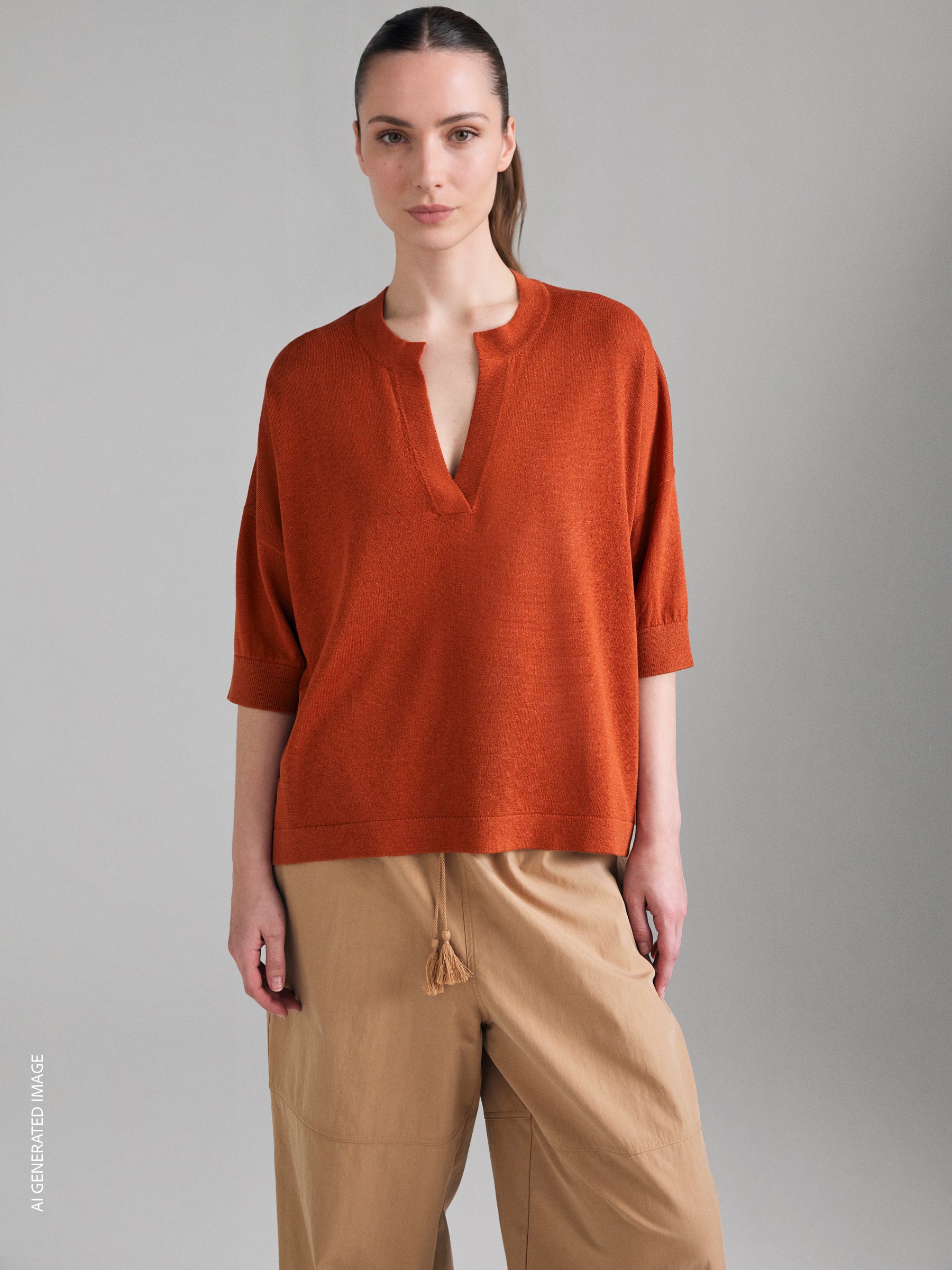 Camisola em mistura de linho - ucb_image_FY