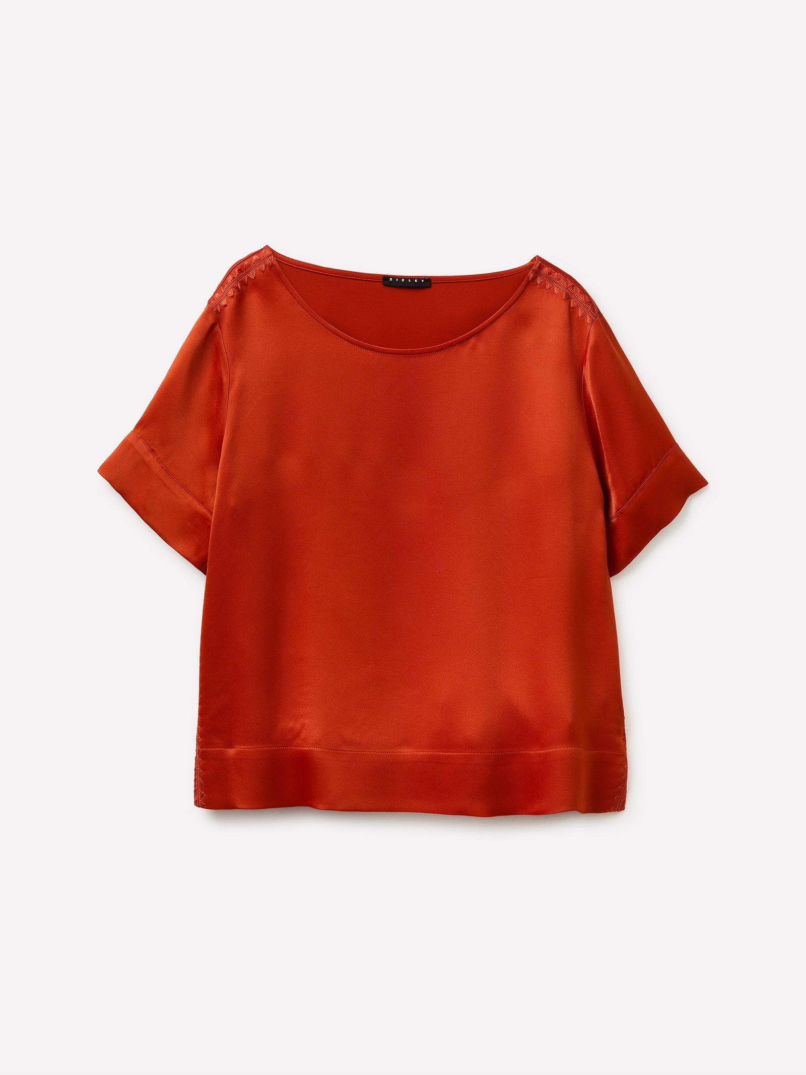 Boxy fit satin blouse - ucb_image_FS