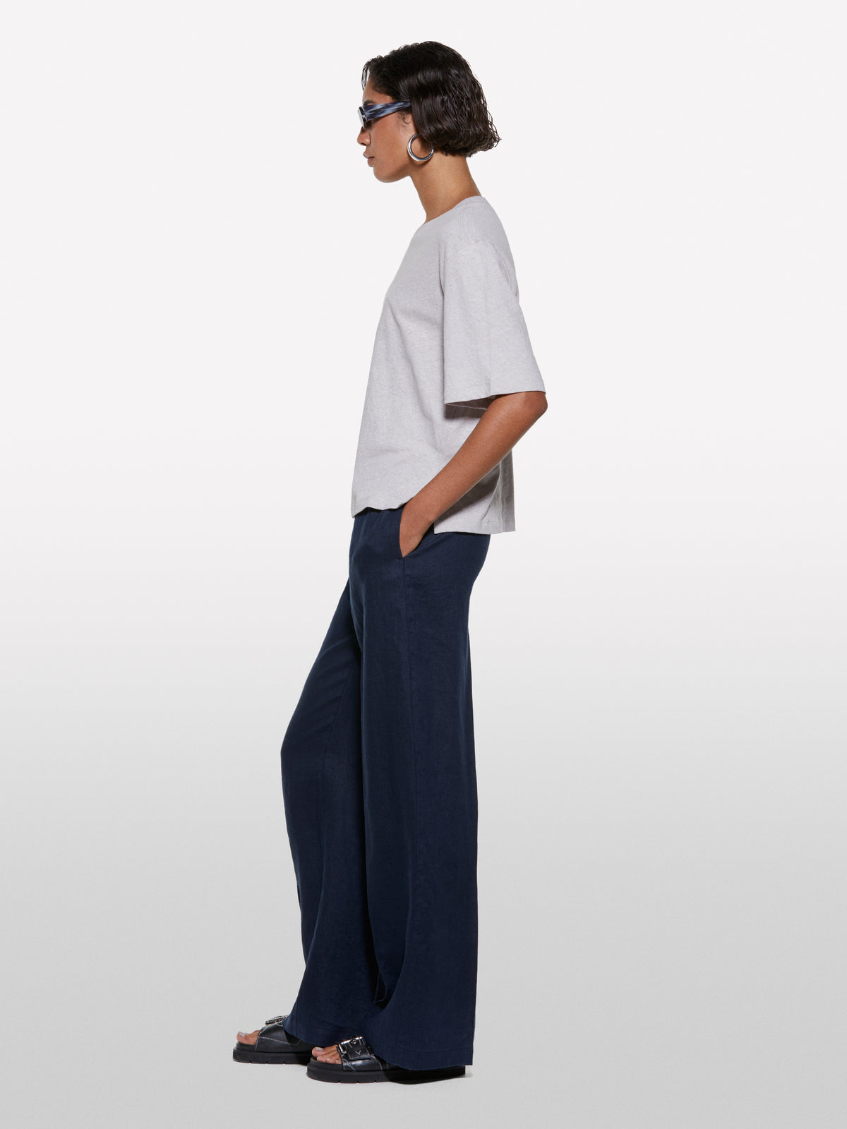 T-shirt cropped cinzenta - ucb_image_F