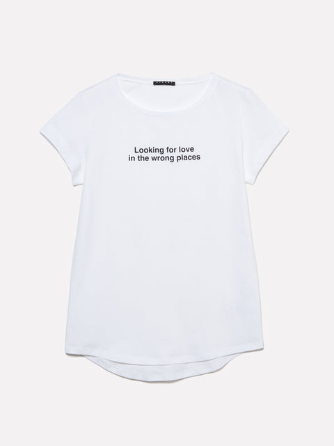 T-shirt branca com estampa lettering - ucb_image_FS