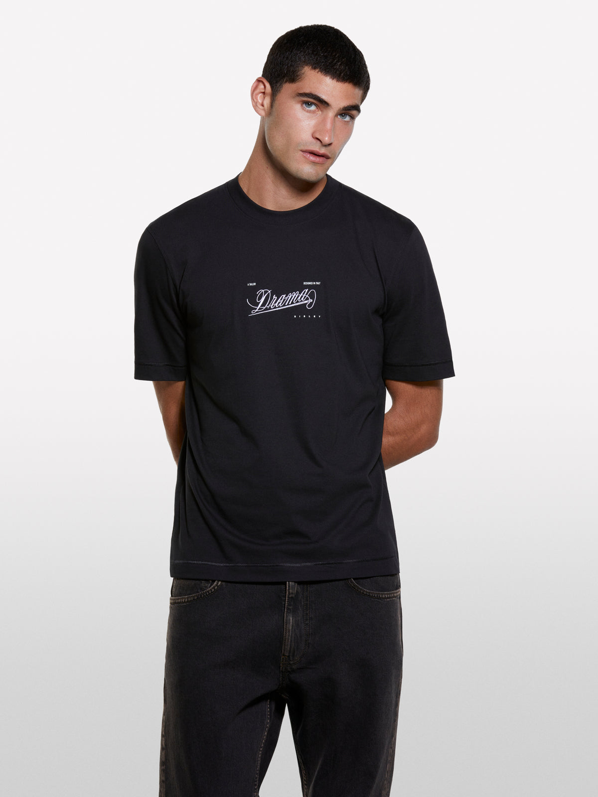T-shirt preta com estampa - ucb_image_FY