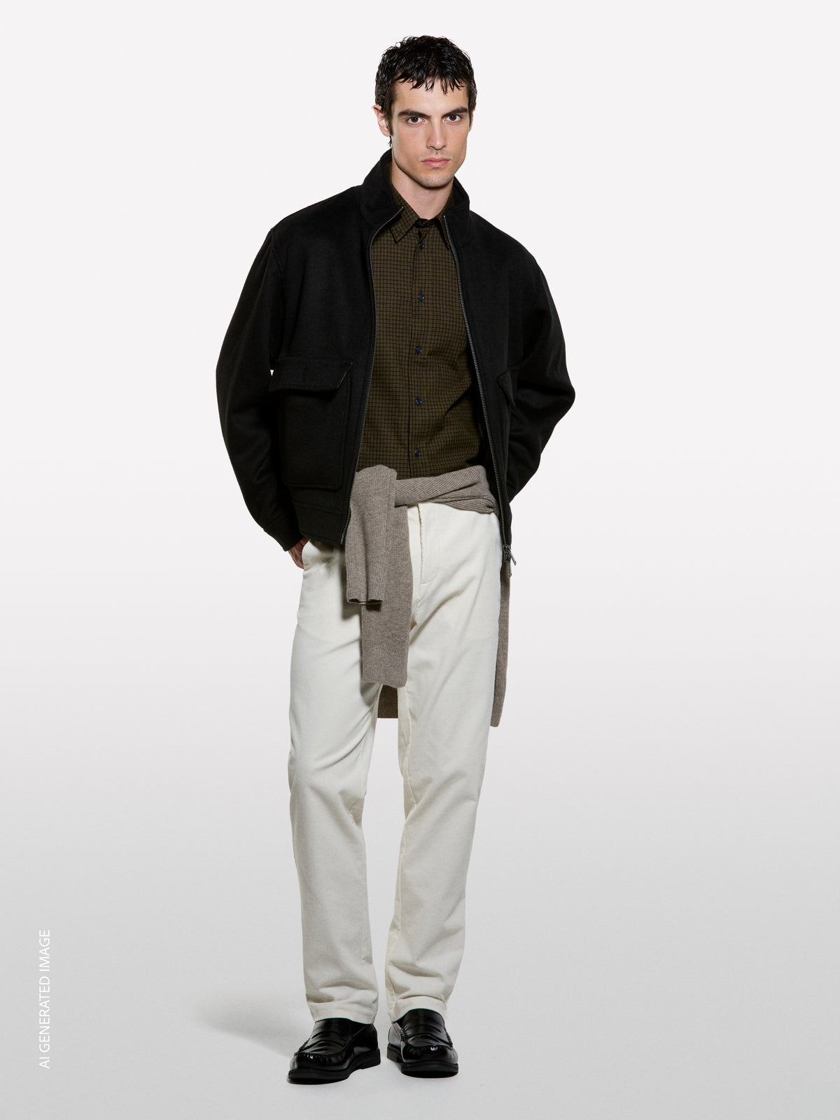 Camicia di flanella scura - ucb_image_F