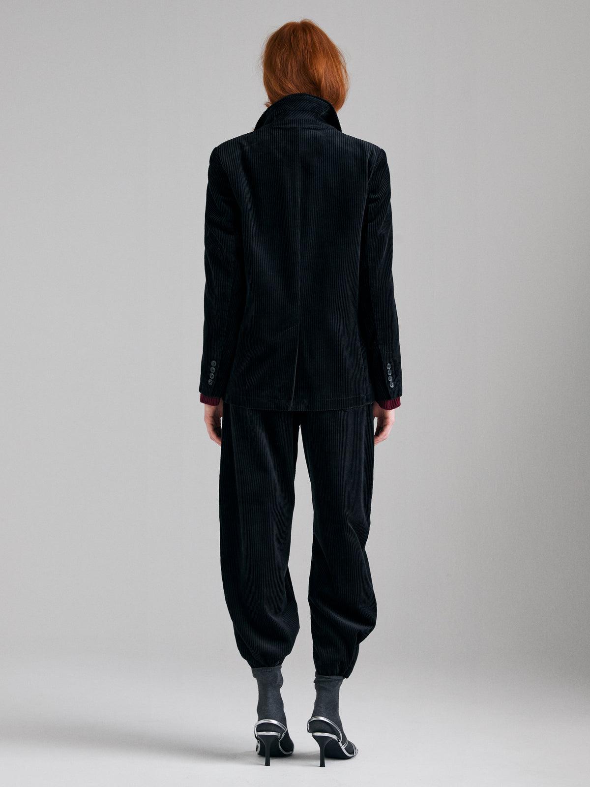 Blazer relaxed fit in velluto a costine - ucb_image_B