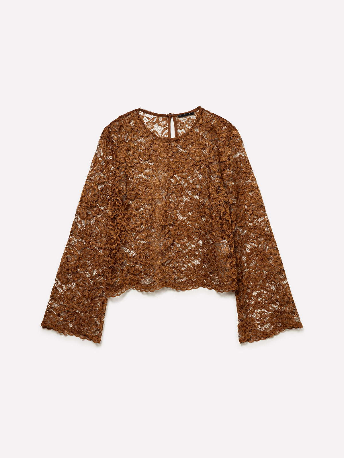 Blusa em renda castanho claro - ucb_image_FS