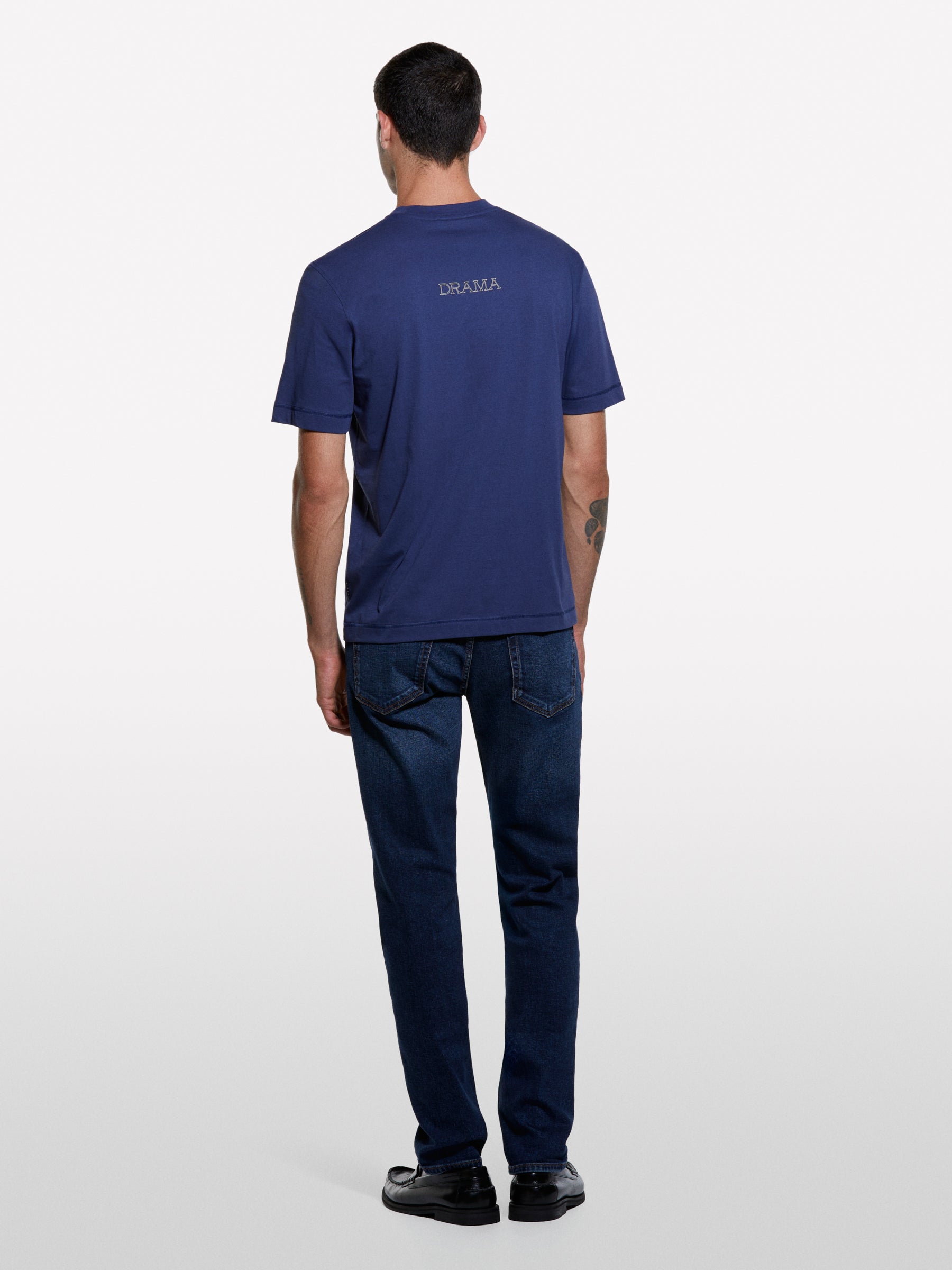 T-shirt azul-escuro com estampa - ucb_image_B