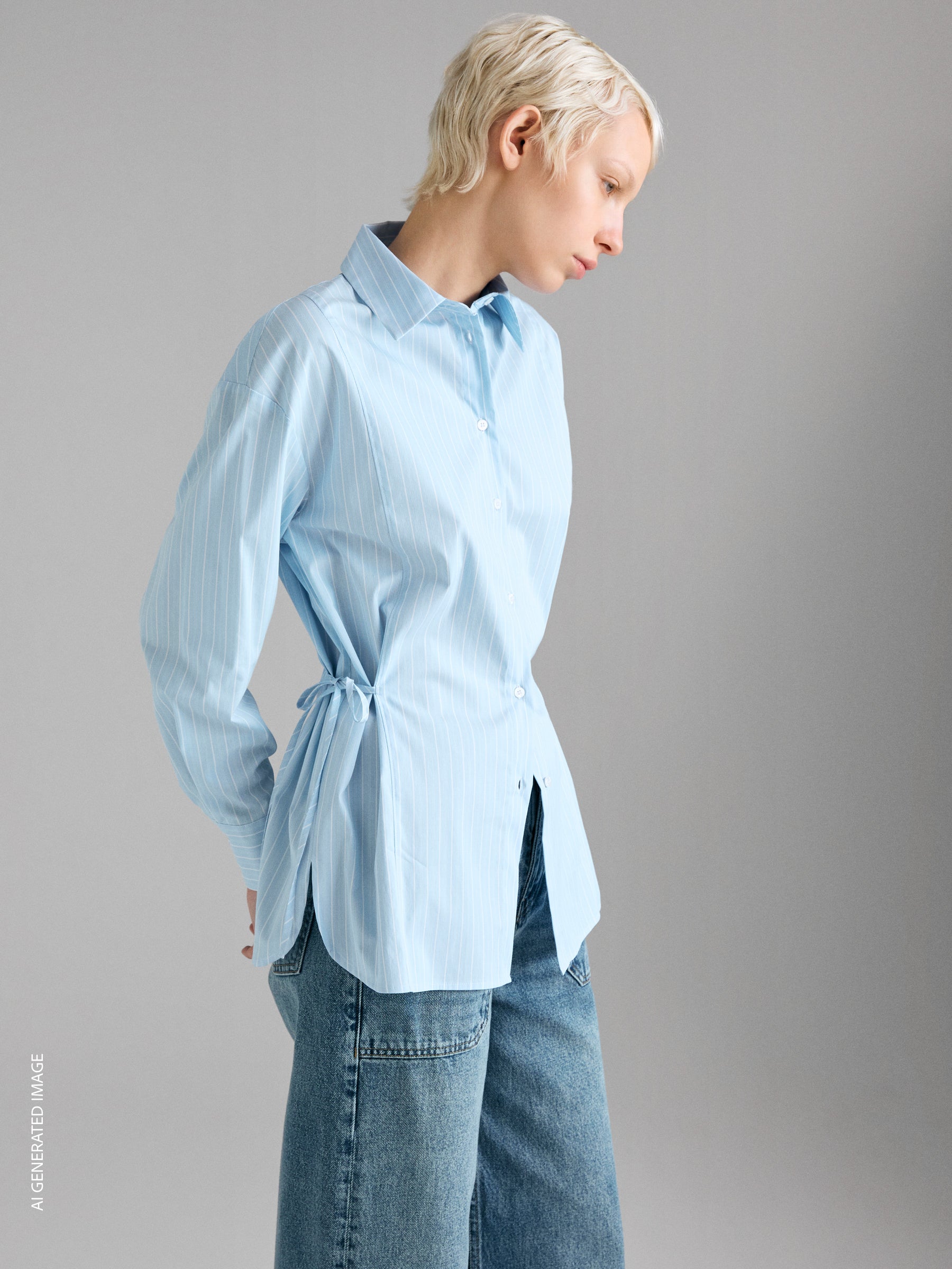 Camisa às riscas com atilhos - ucb_image_FY