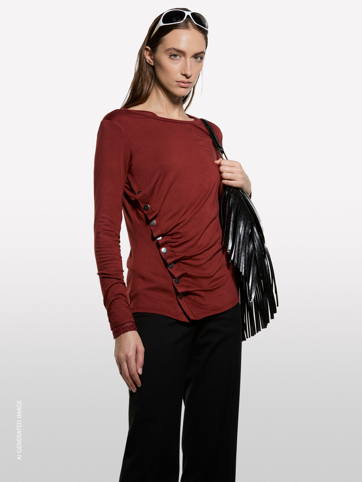 T-shirt com botões prata - ucb_image_FY