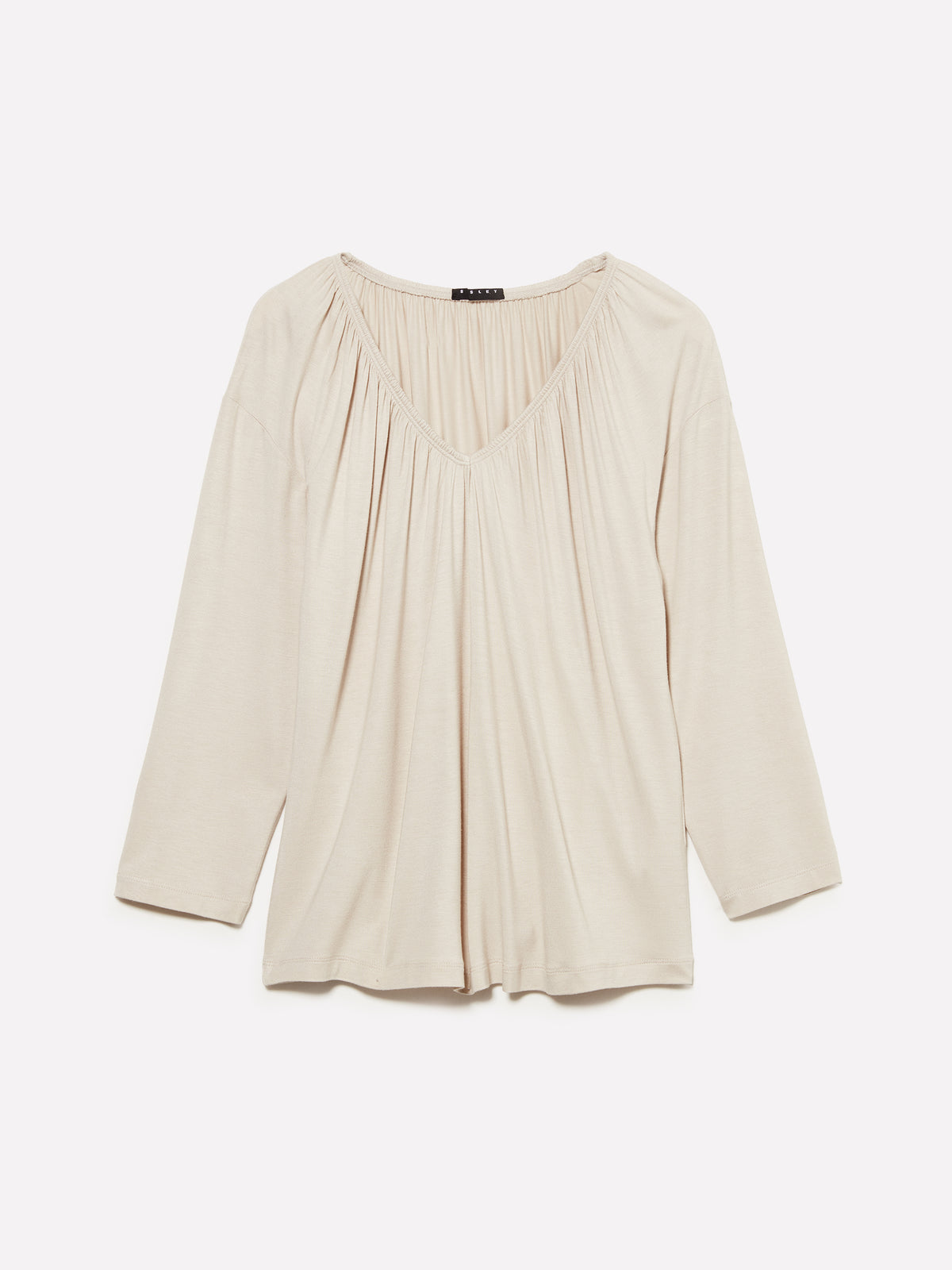 T-shirt tortora com franzido - ucb_image_FS