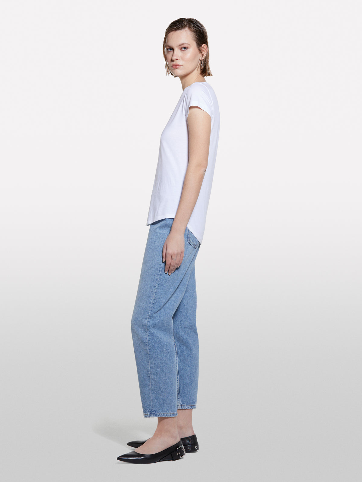 T-shirt branca com estampa lettering - ucb_image_F