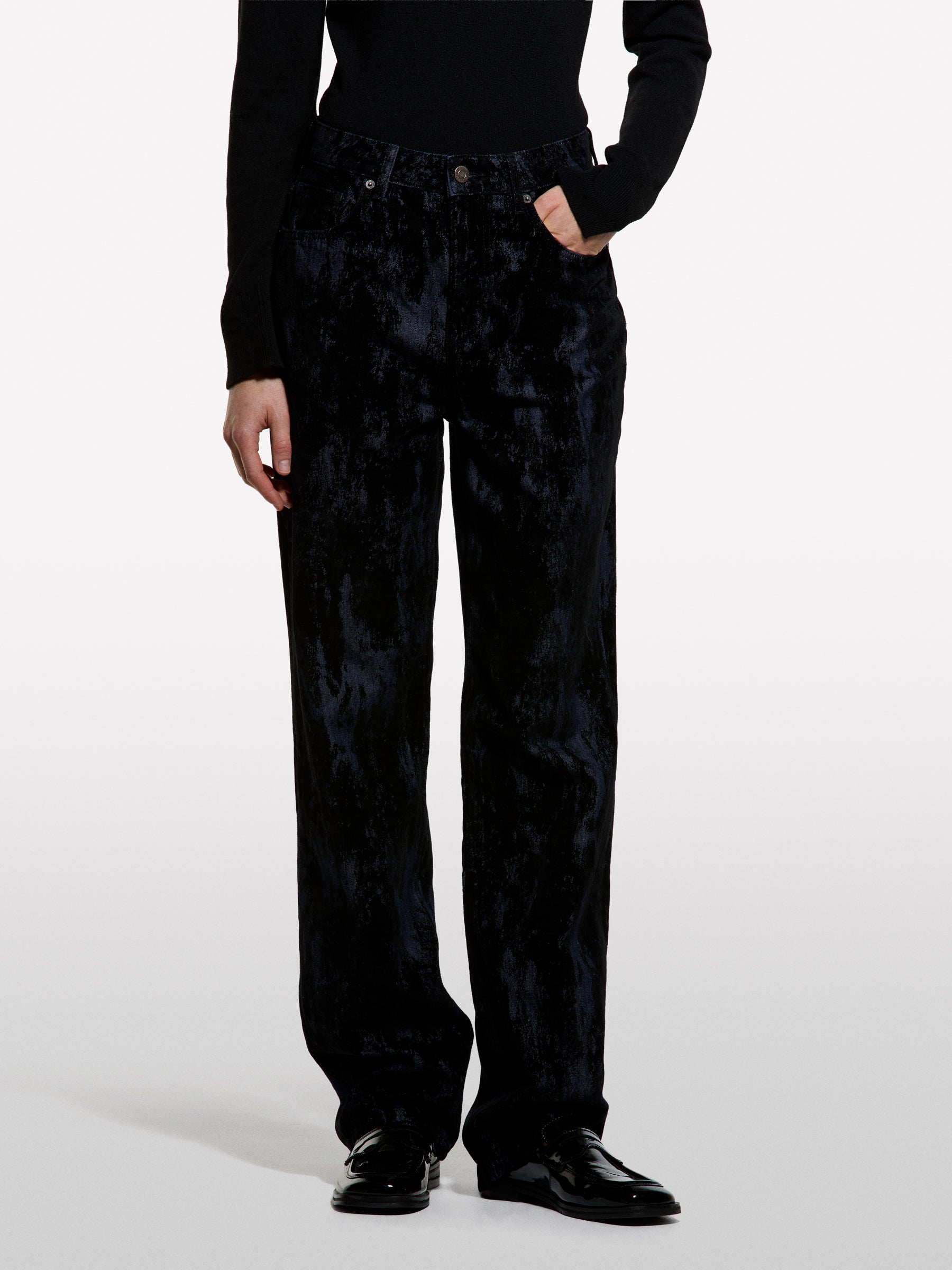 Jeans relaxed fit com estampa - ucb_image_FY