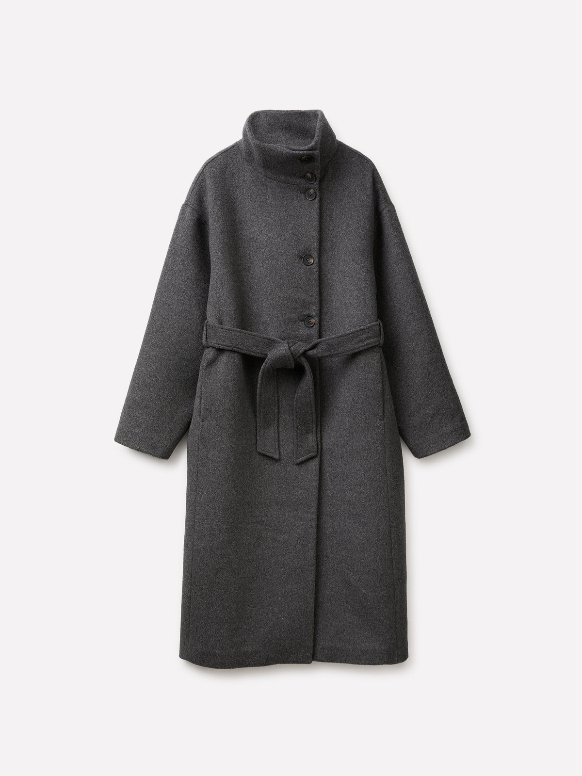 Cappotto relaxed fit con collo alto - ucb_image_FS