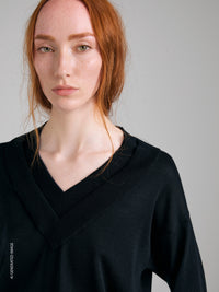 Maglia scollo a V 100% lana - ucb_image_FY