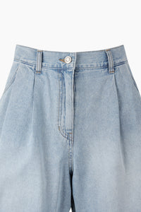 Shorts de jeans com pinças - ucb_image_BS