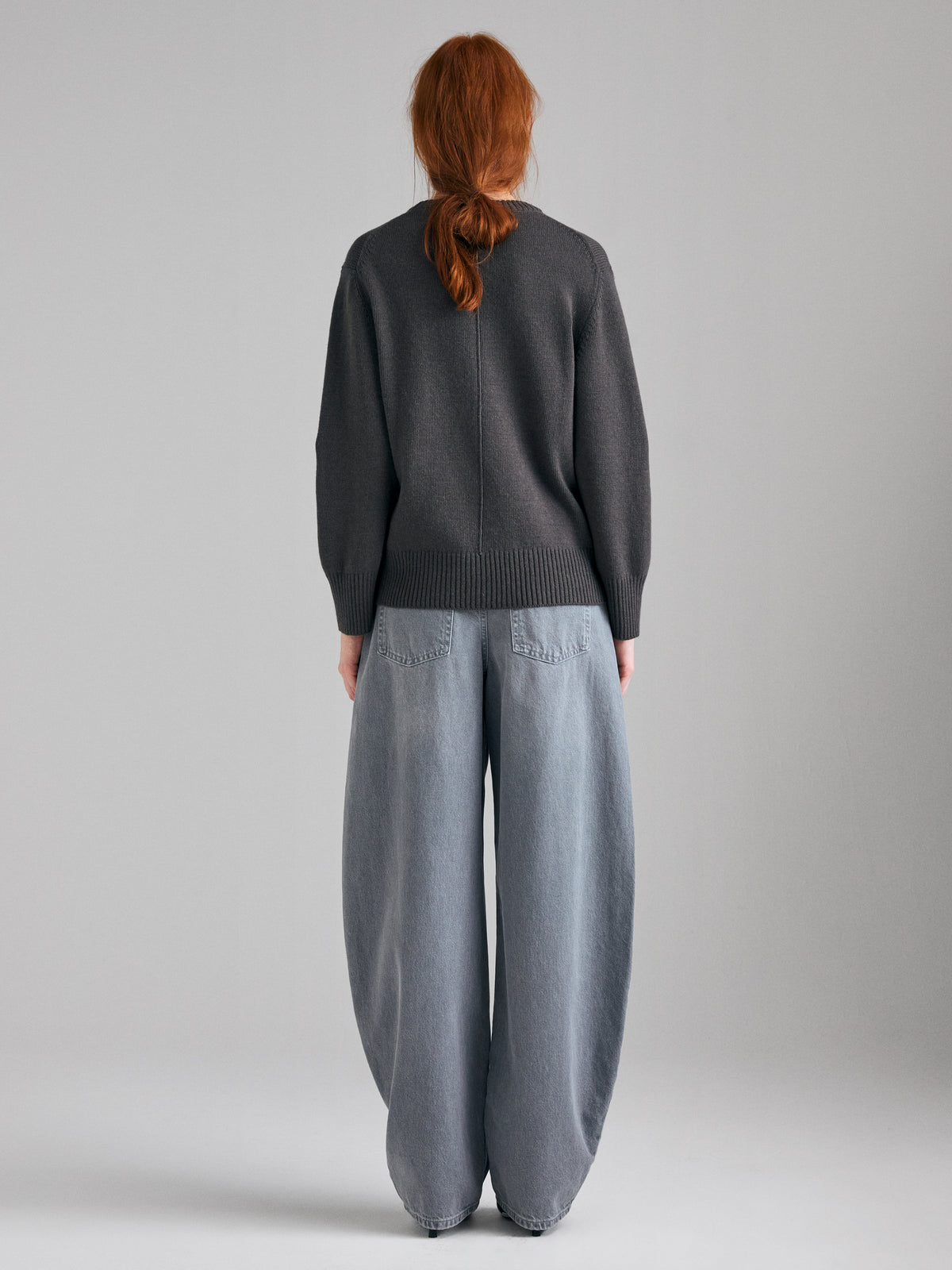 Maglia girocollo in misto lana  - ucb_image_B