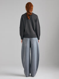 Maglia girocollo in misto lana  - ucb_image_B