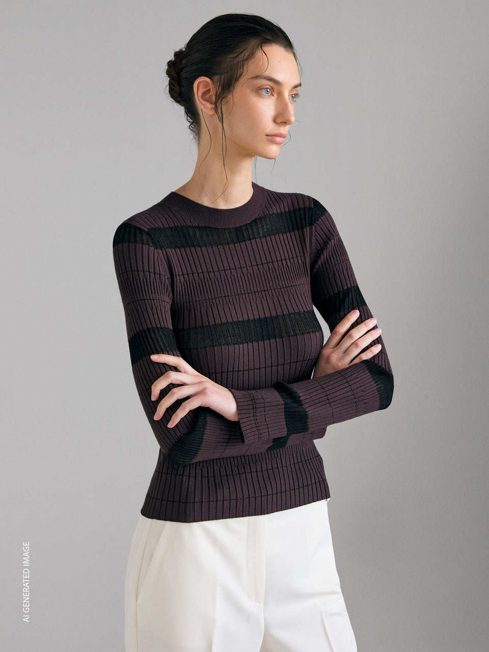 Camisola slim fit canelada - ucb_image_FY