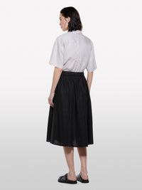 Saia midi preta em 100% linho - ucb_image_B