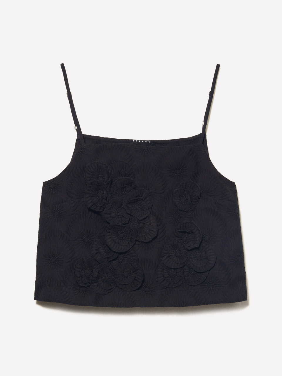Top cropped preto com flores - ucb_image_FS