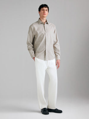 Chinos en mélange de coton