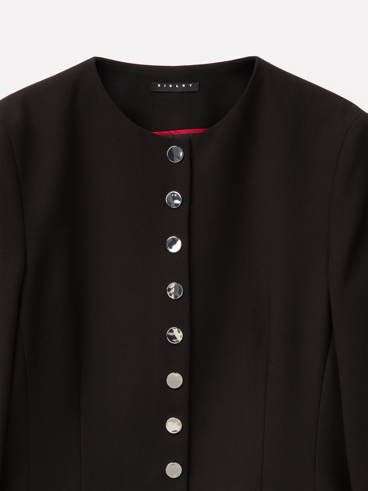 Blazer de gola redonda slim fit - ucb_image_DS1