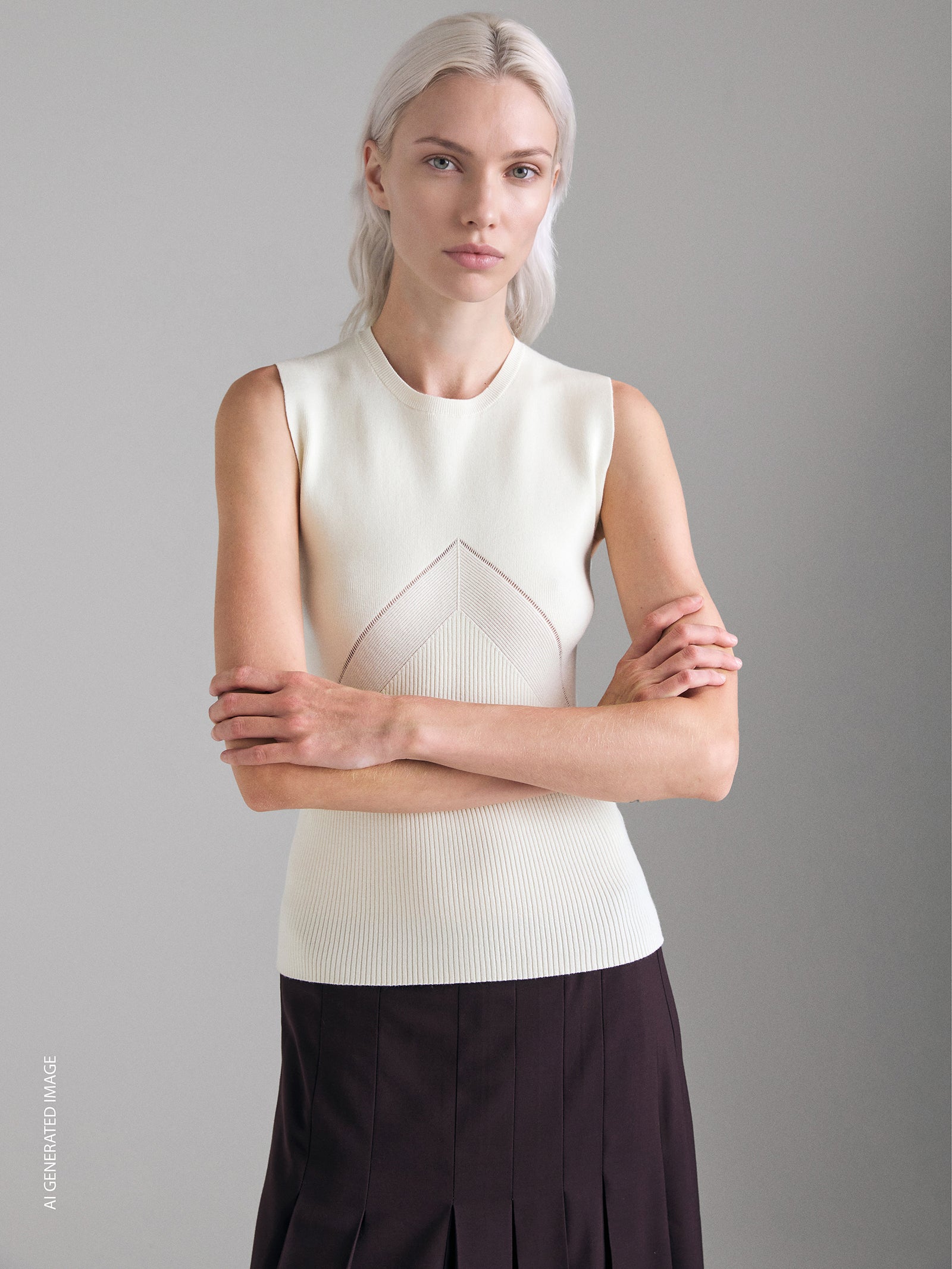 Ribbed knit top