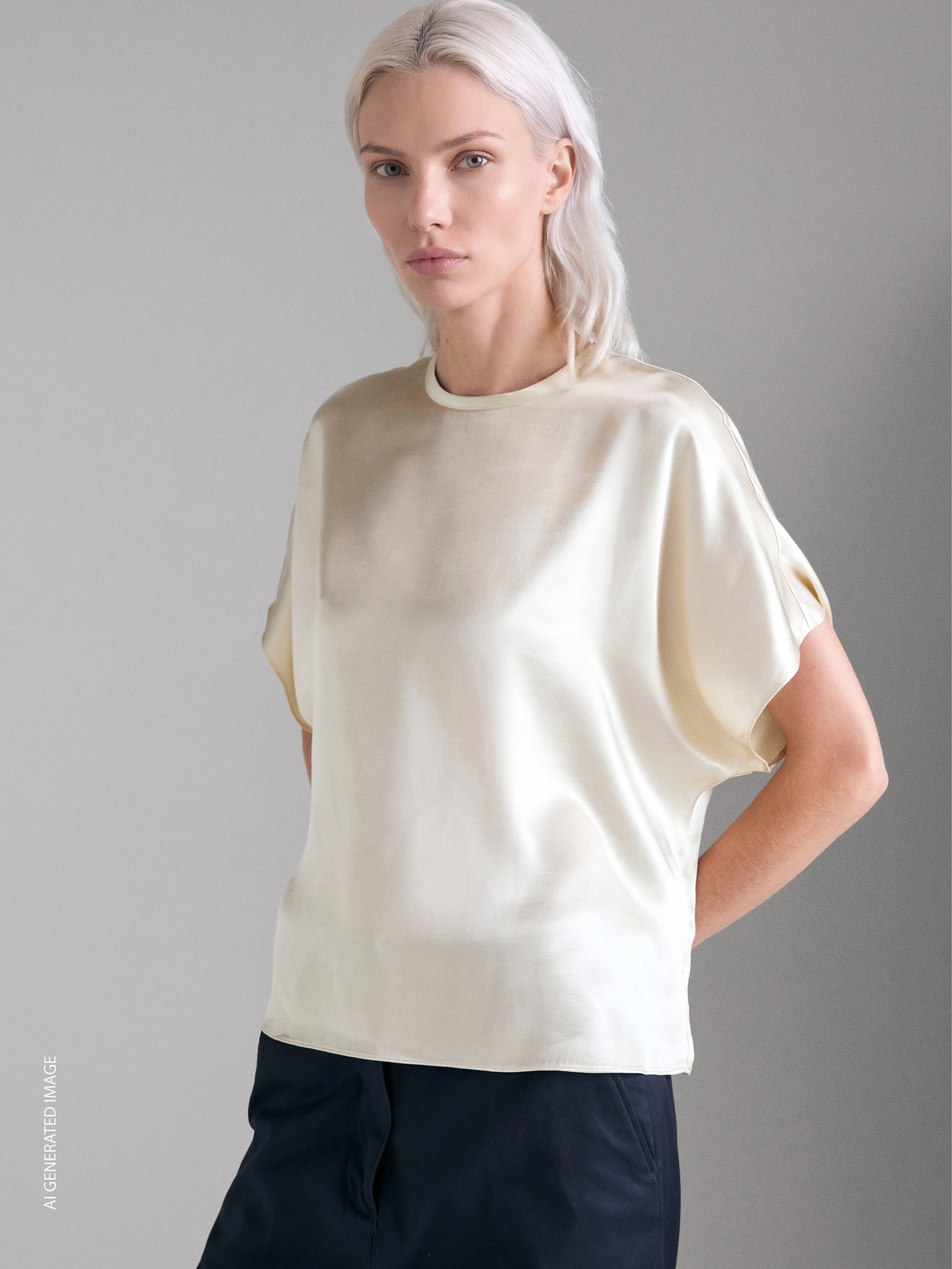 Relaxed fit blouse