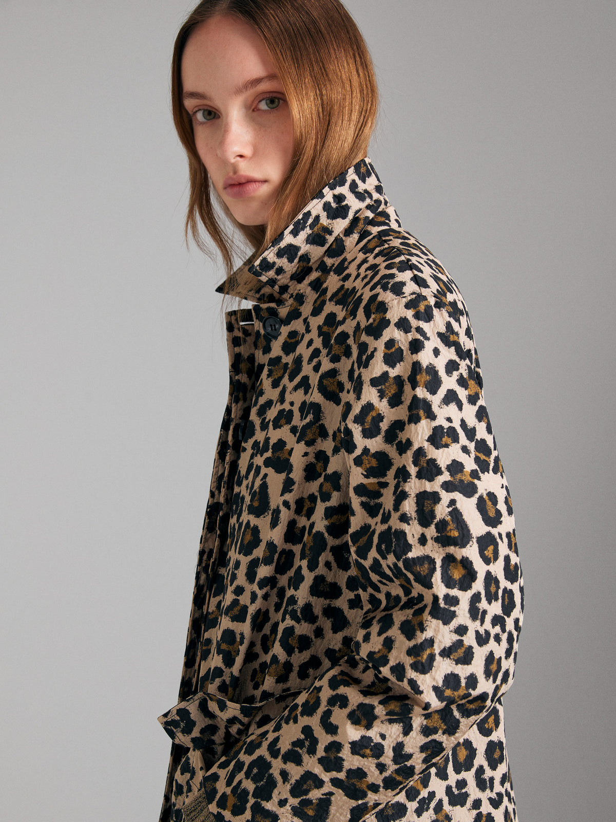Animal print duster