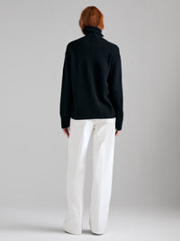 Maglia collo alto in misto lana - ucb_image_B