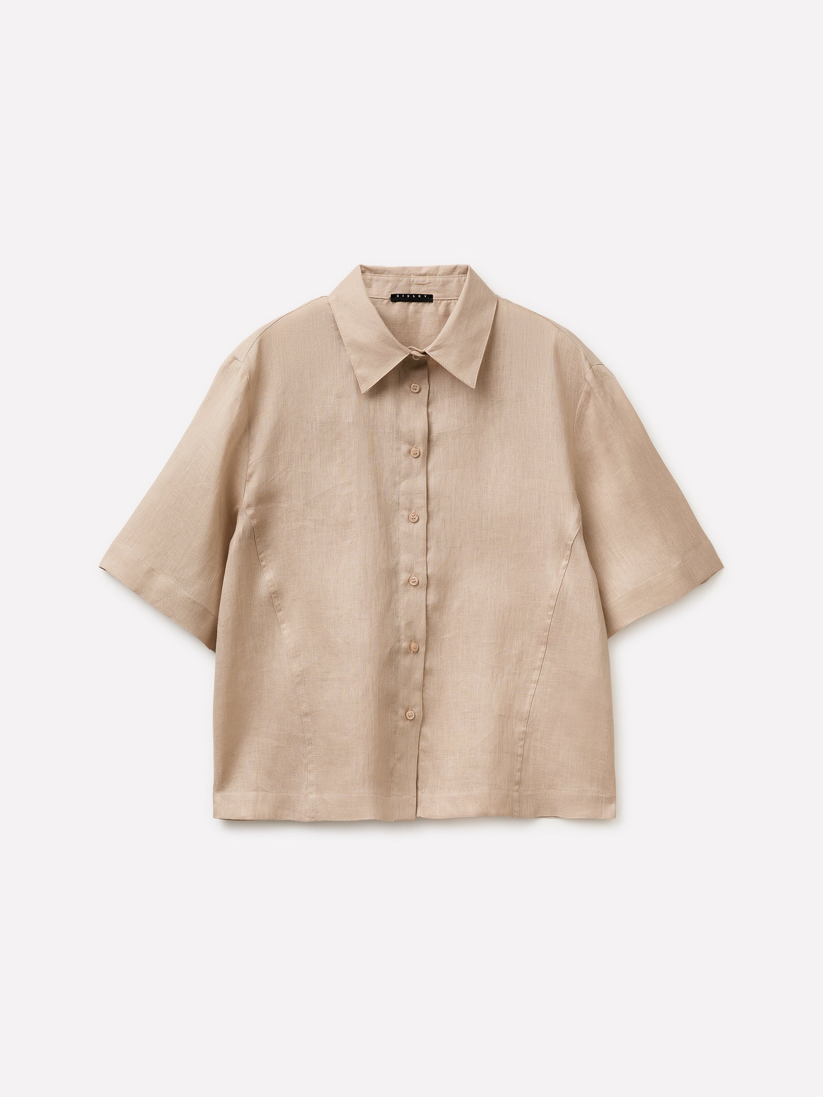 100% linen short-sleeved shirt - ucb_image_FS