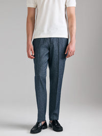 Chinos em denim de linho misto - ucb_image_FY