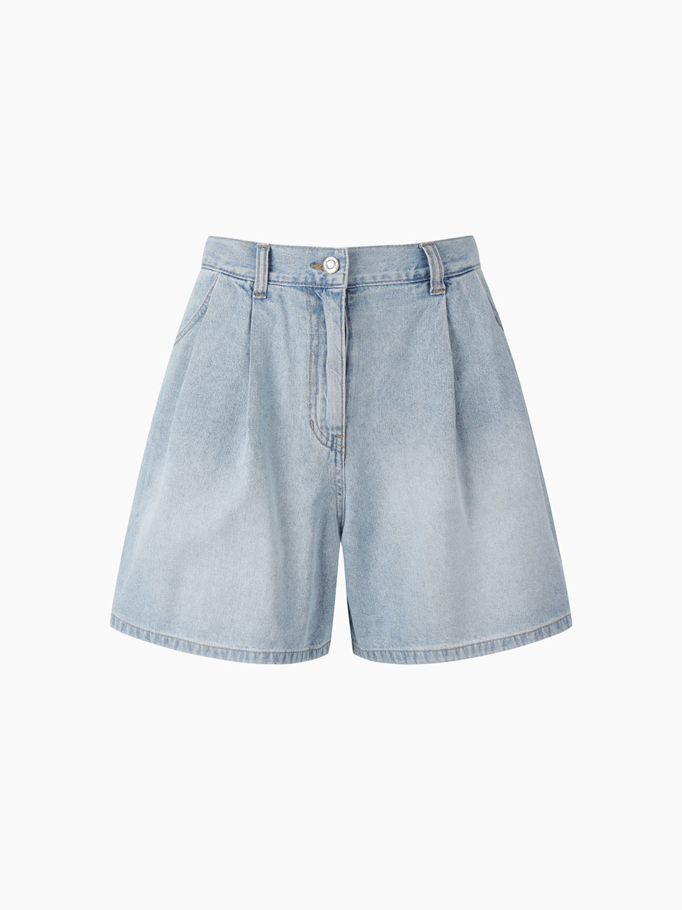 Shorts de jeans com pinças - ucb_image_FS