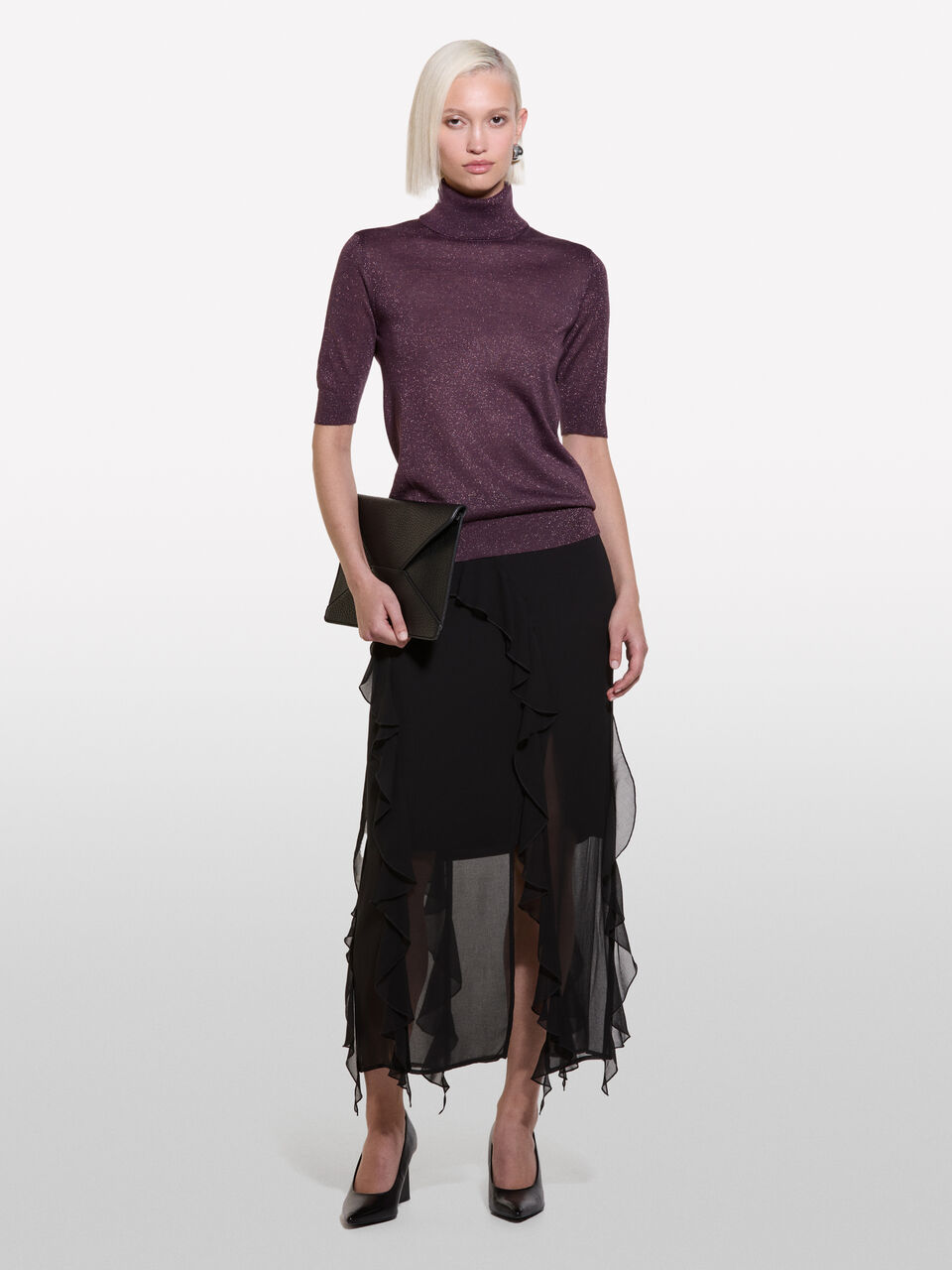 TURTLE NECK SWEATER Femme image number null