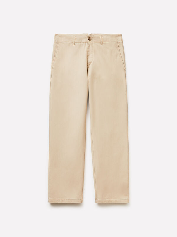 Pantalon chino uni - pantalons chinos pour homme | Sisley