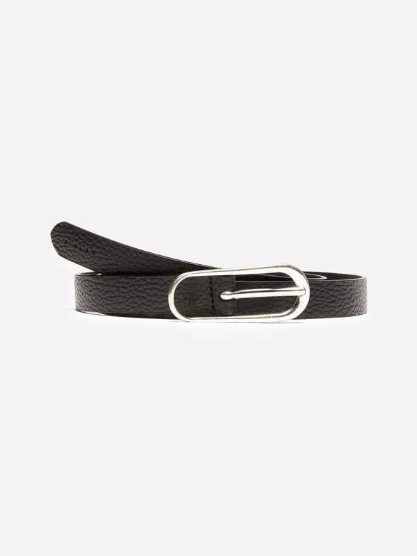 ceinture en cuir fin - ceintures pour femme | Sisley