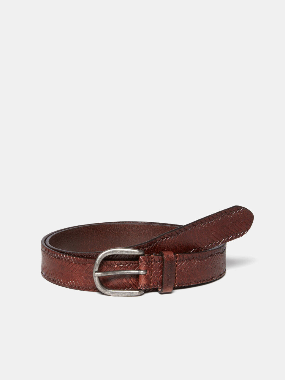 Ceinture travaillée en cuir
