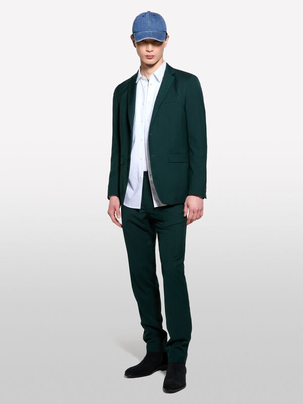 Blazer élégant vert foncé Blazer élégant vert foncé - blazers pour homme | Sisley