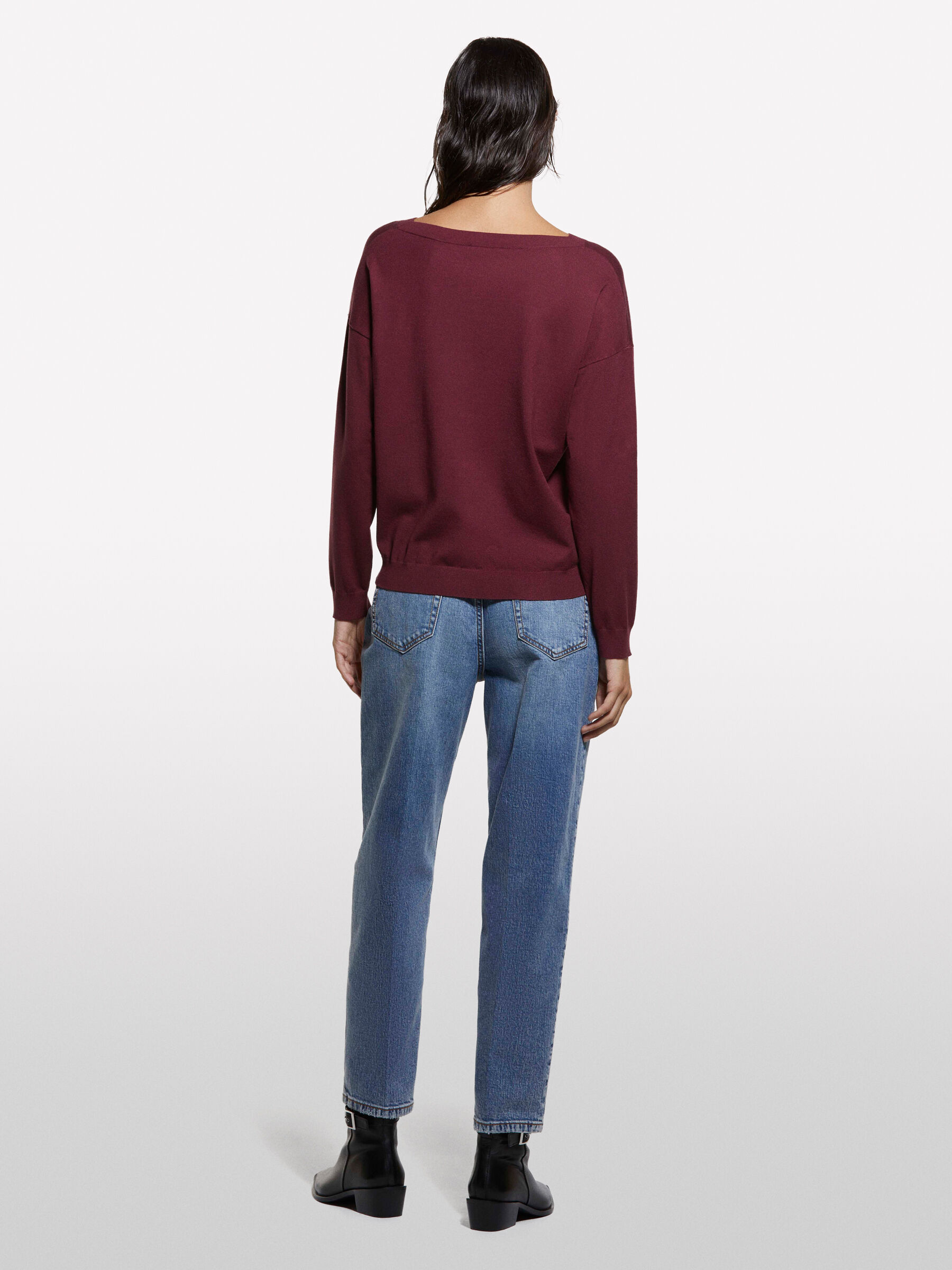 BOAT-NECK SWEAT.L/S Femme image number null
