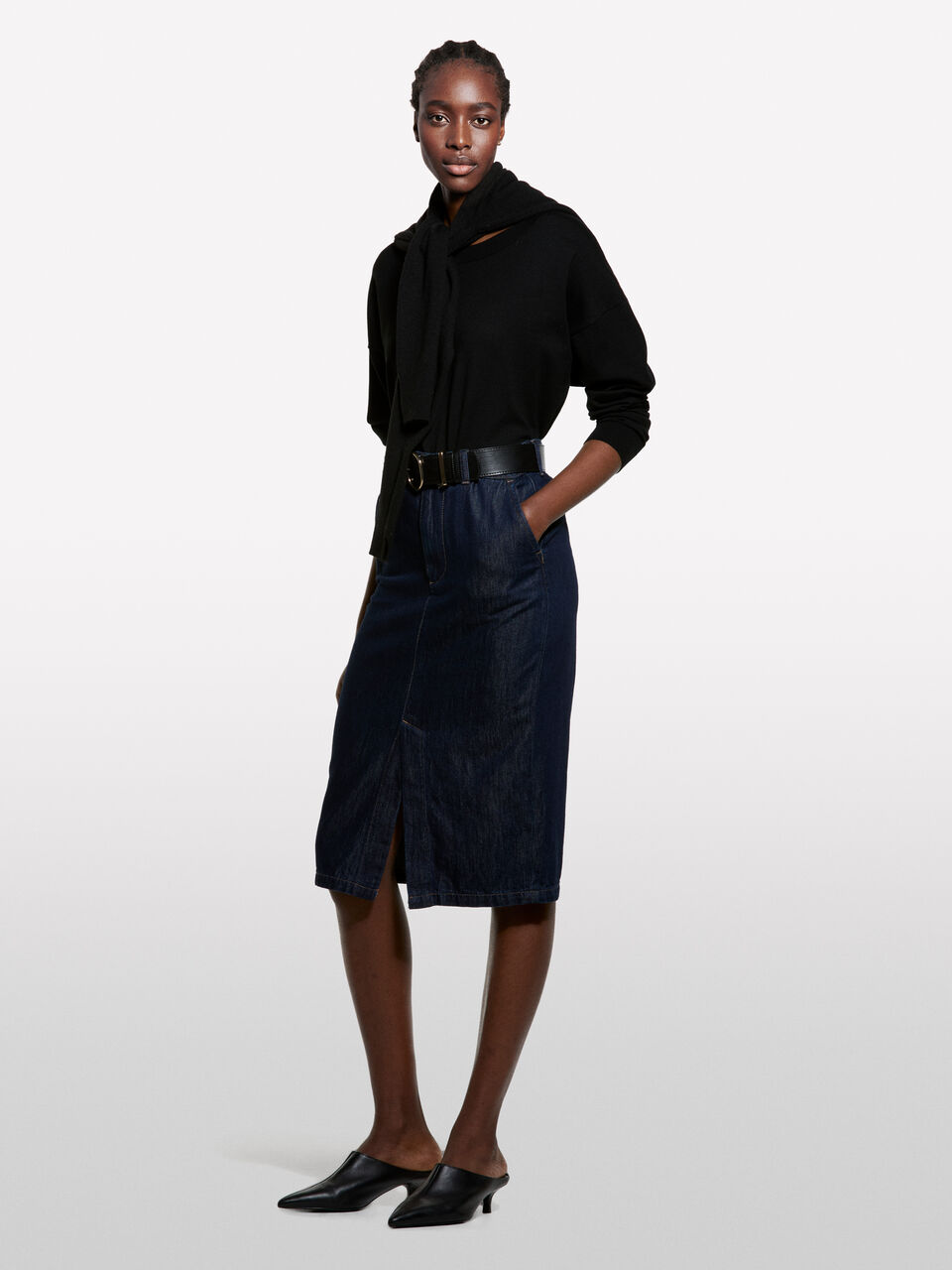 BOAT-NECK SWEAT.L/S Femme image number null