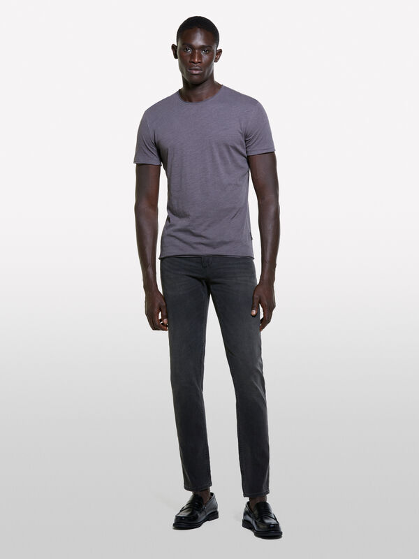 Jeans Helsinki skinny noir - jeans coupe skinny pour homme | Sisley