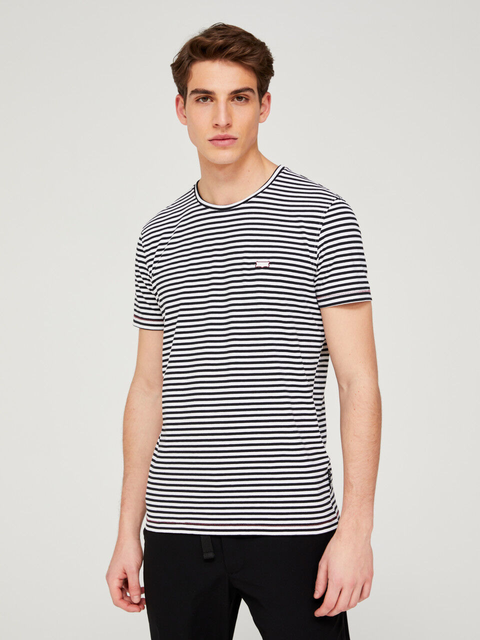 T-shirt rayé coupe regular