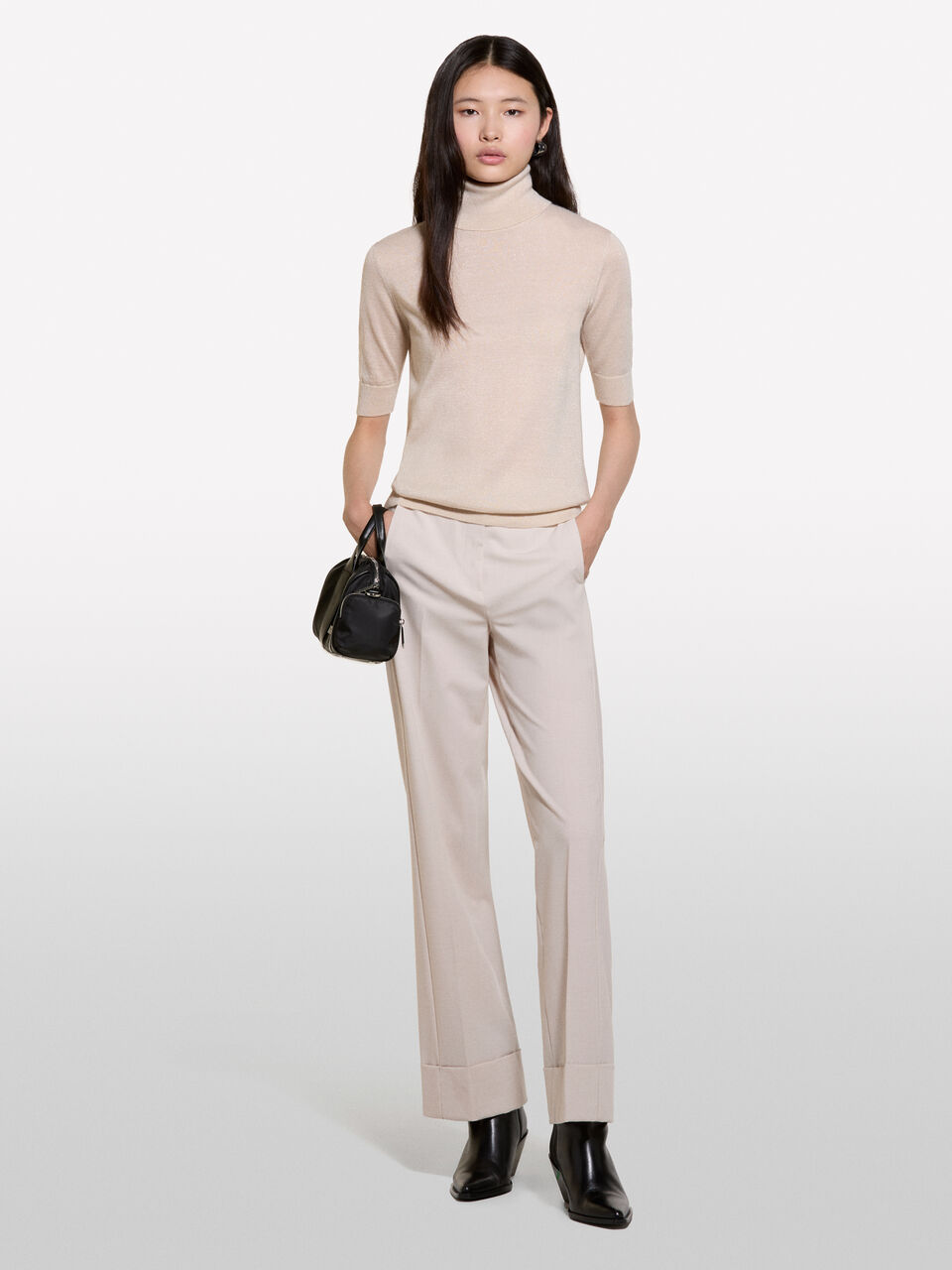 TURTLE NECK SWEATER Femme image number null