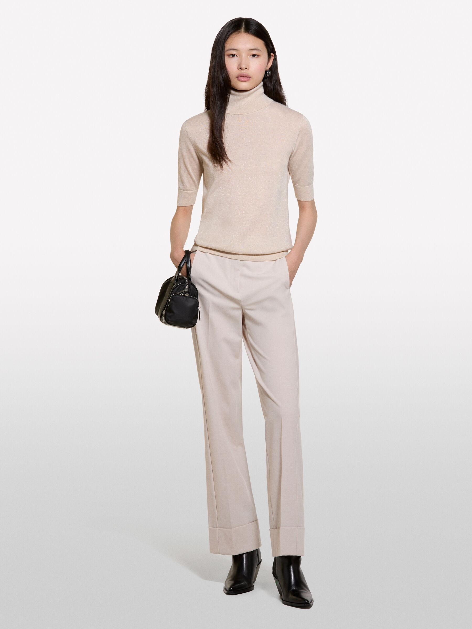 TURTLE NECK SWEATER Femme image number null