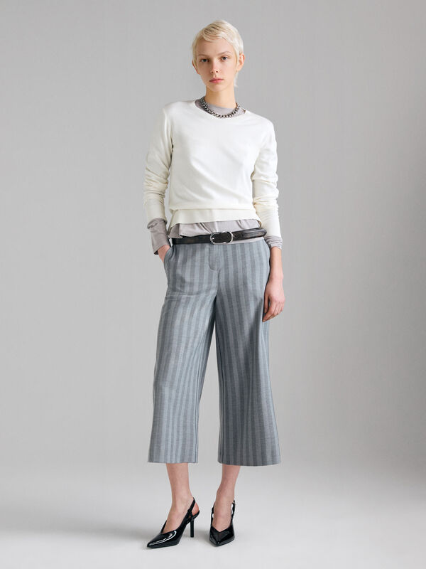 Pantalon &eacute;vas&eacute; - pantalons palazzo pour femme | Sisley