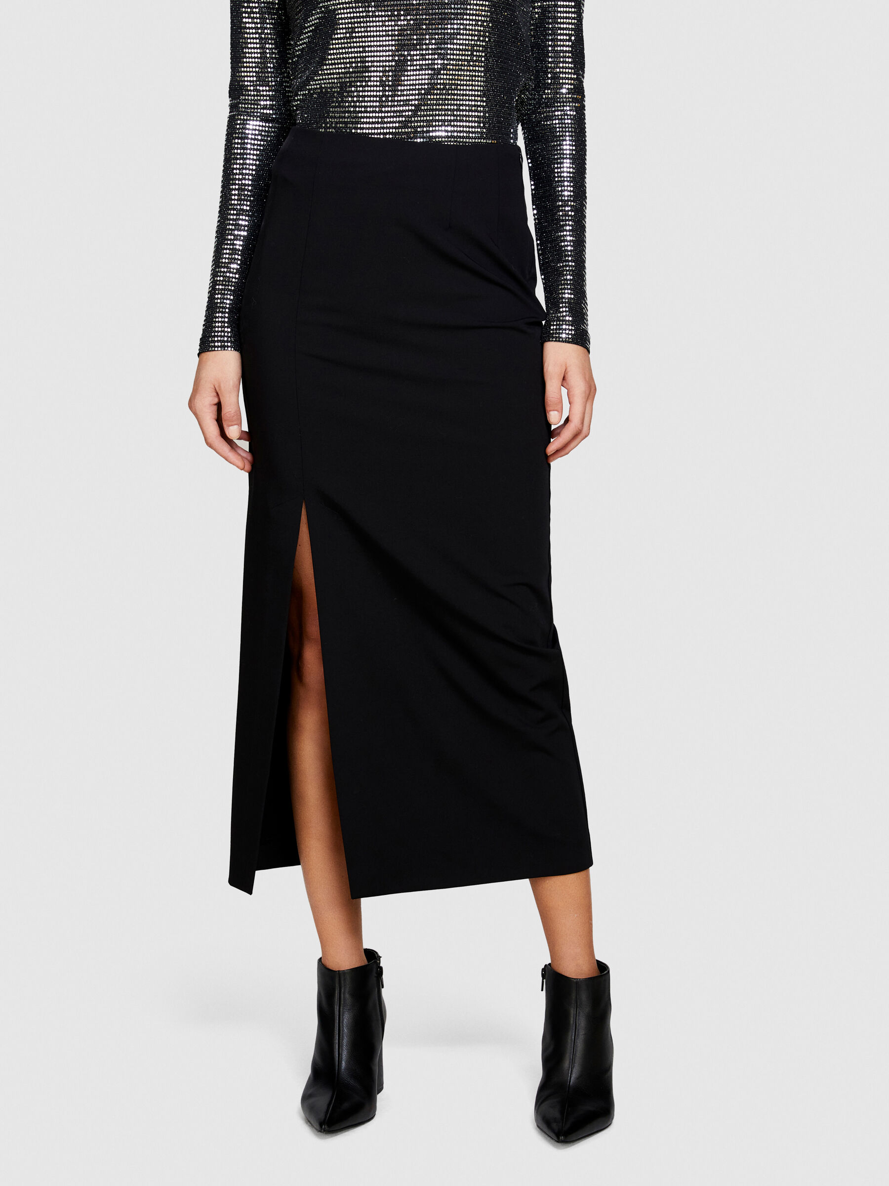 Jupe fendue discount