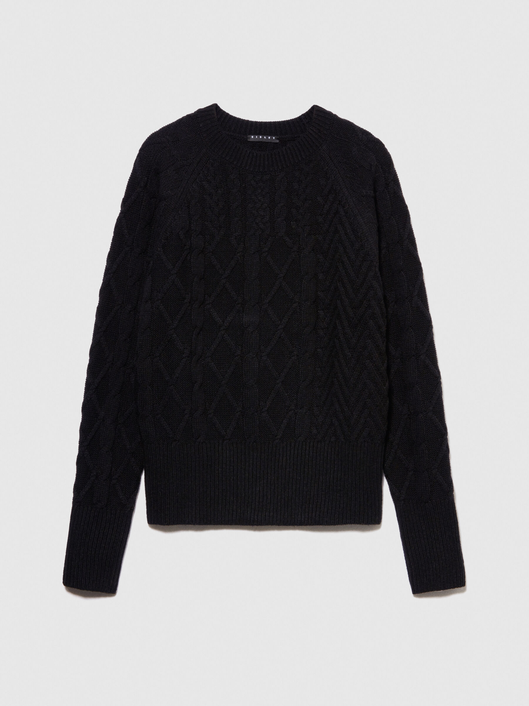 Pull noir torsadé femme deals
