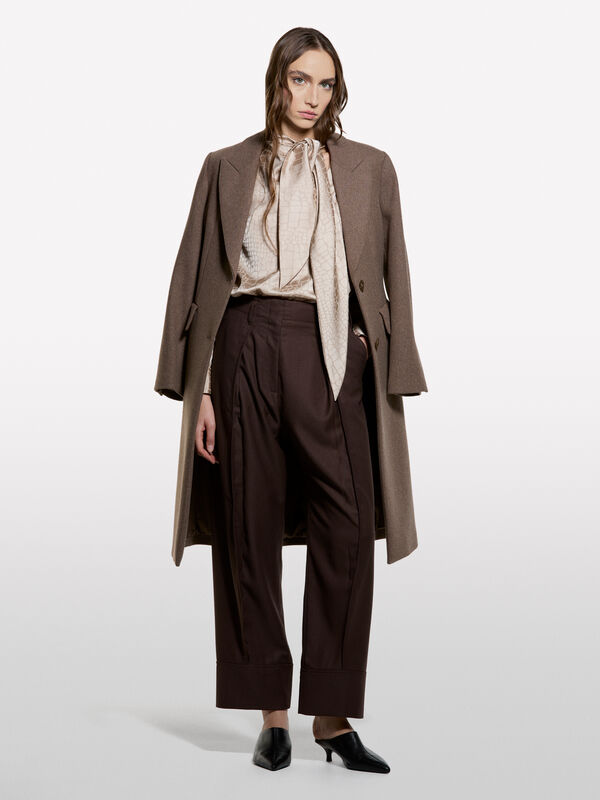 Blouse avec foulard - blouses pour femme | Sisley