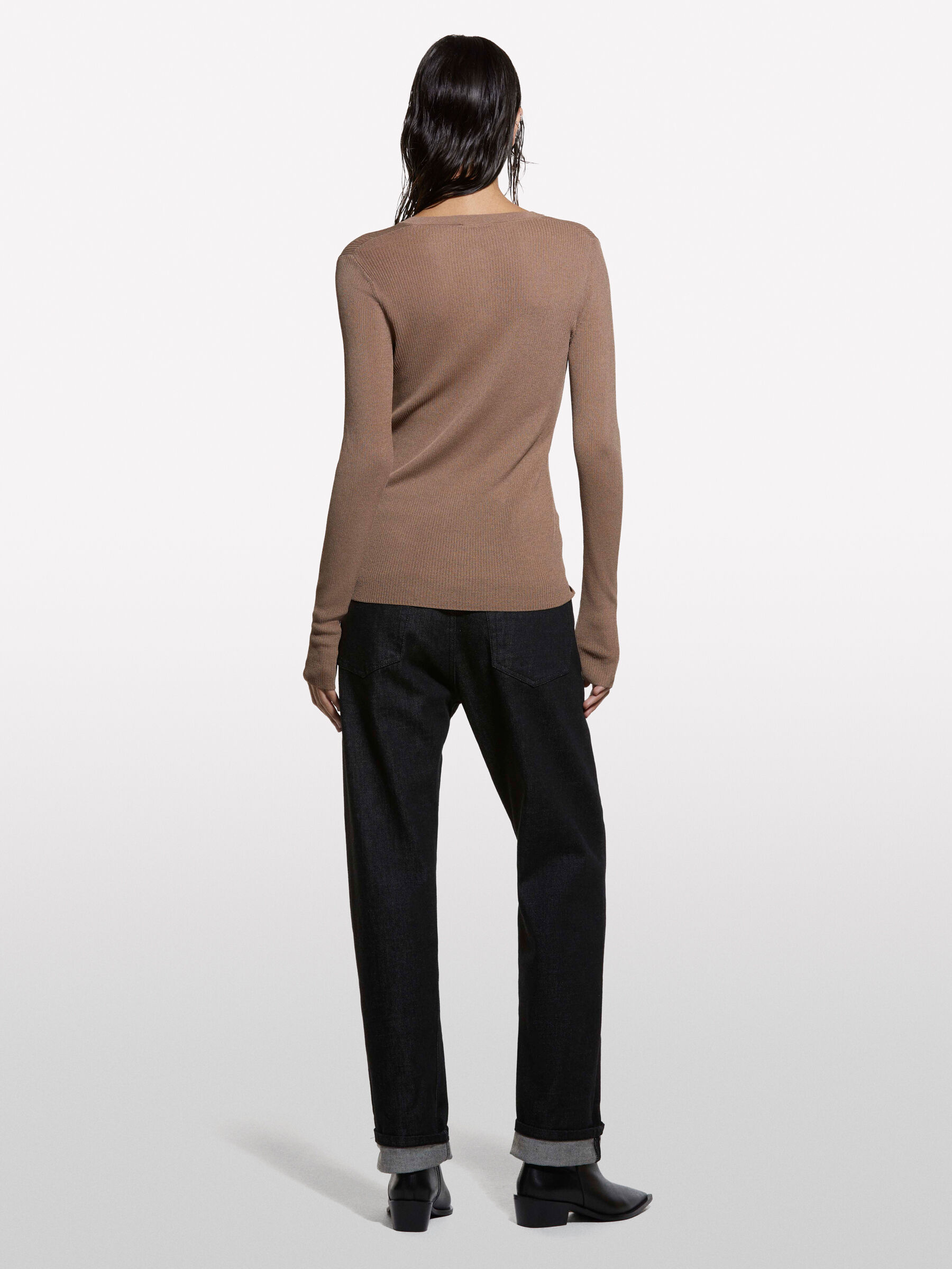 ROUND NECK SWEATL/S Femme image number null