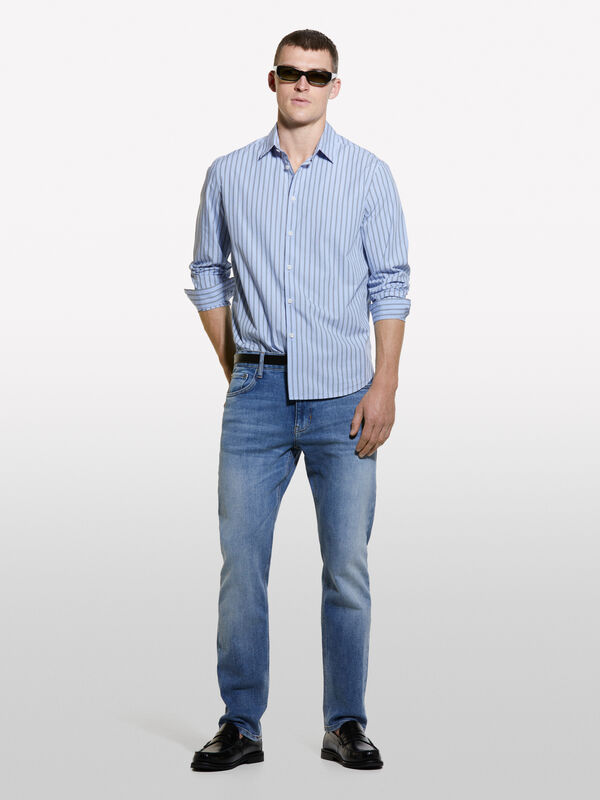 Jeans Phoenix regular bleu - jeans regular pour homme | Sisley