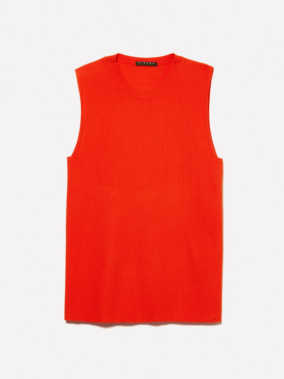 SLEEVELESS SWEATER Femme image number null