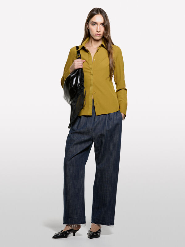 Chemise avec coutures - chemises pour femme | Sisley